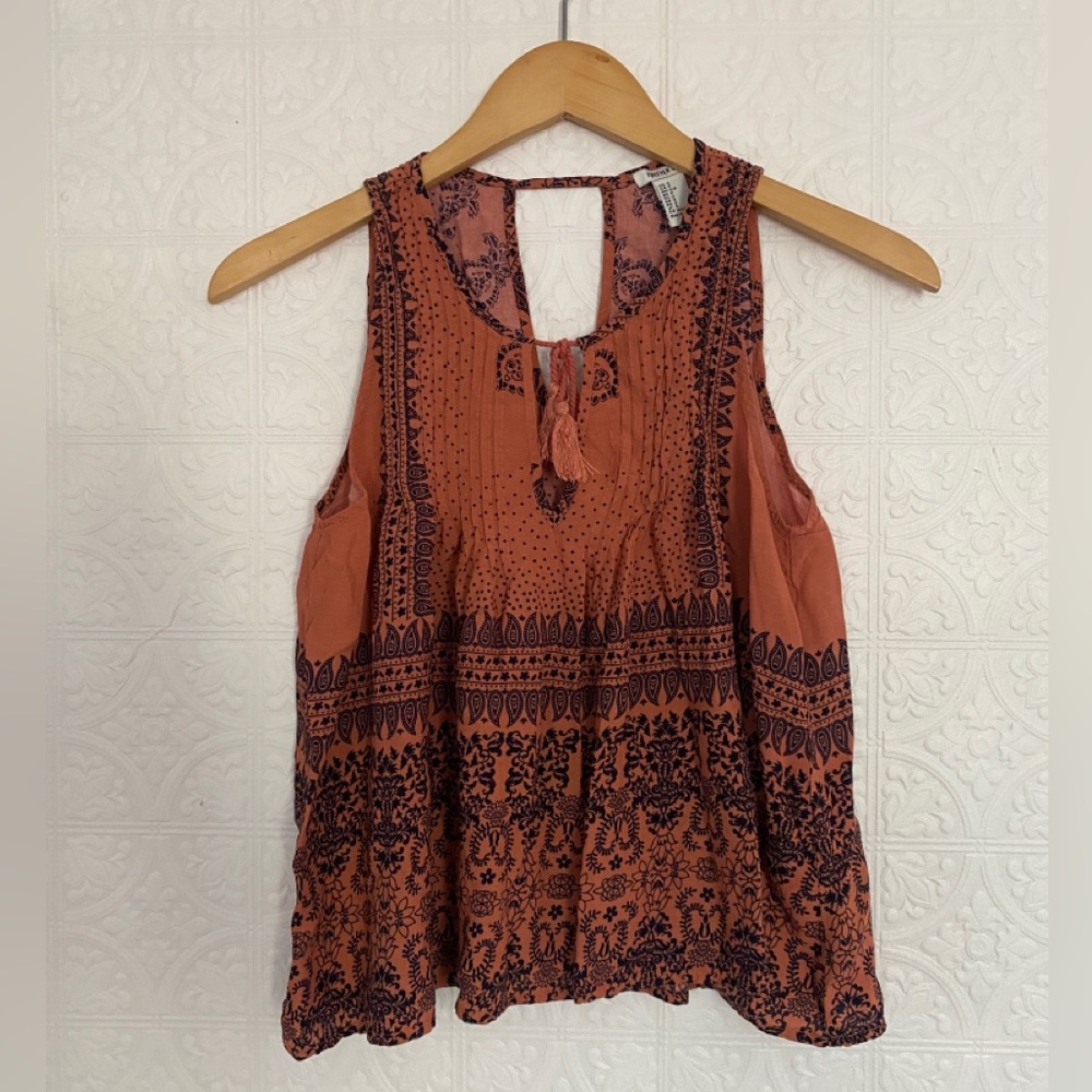 Forever21 | Bohemian Detail Tank | Size Small